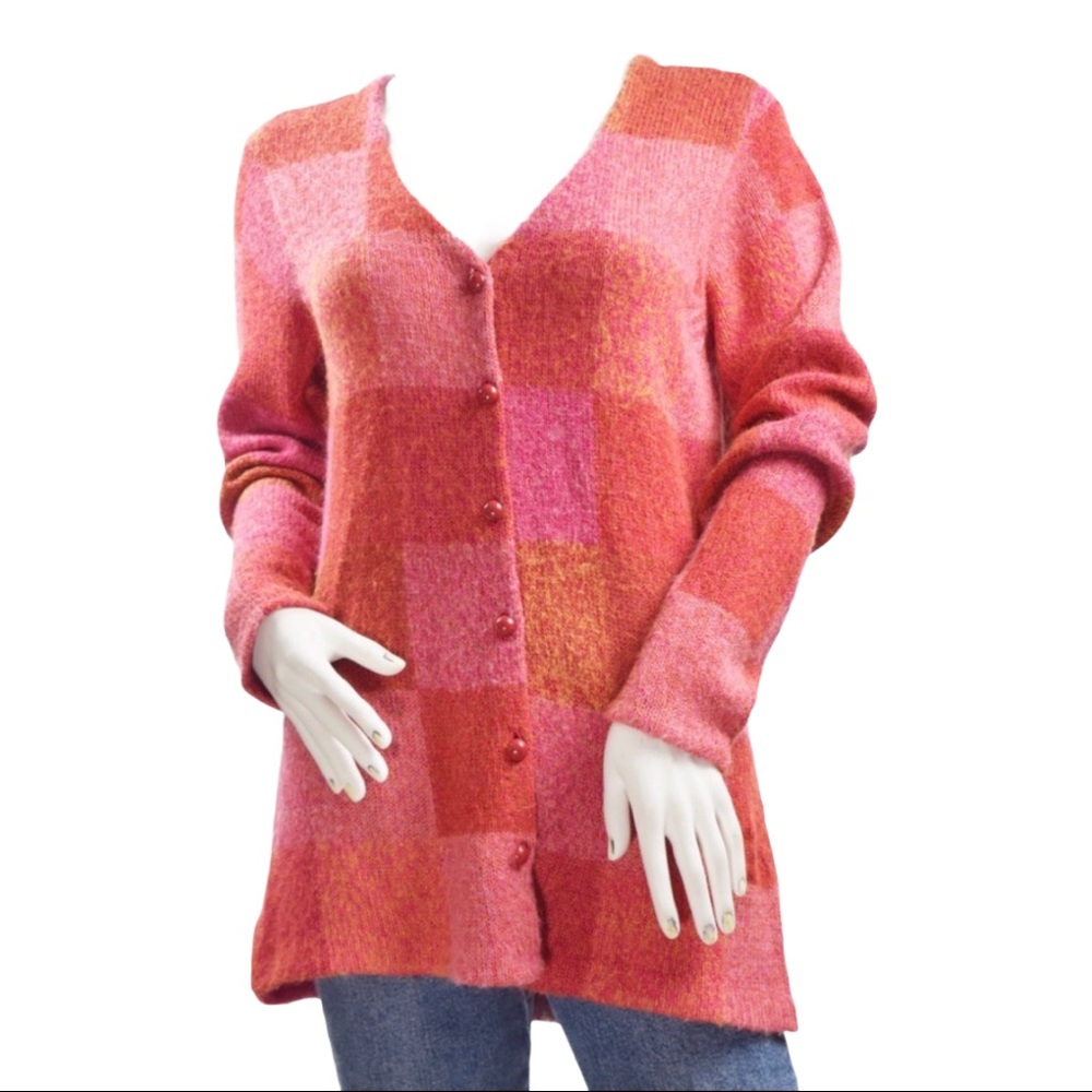 Vintage Women Size S Geometric Cardigan
